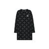 New MLB SS23 Long Sleeved Dresses Women's Black 3FOPM0334-50BKS