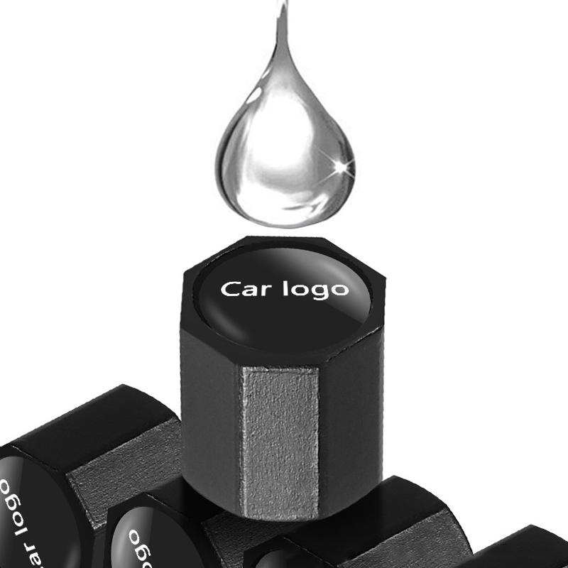 For Volkswagen b34pcs Car Tyre Valve Cap Bolt-on Nozzle Dust Cap Wheel Valve Cap For Volkswagen VW Golf GTI Tiguan Jetta Transporter Passat T5