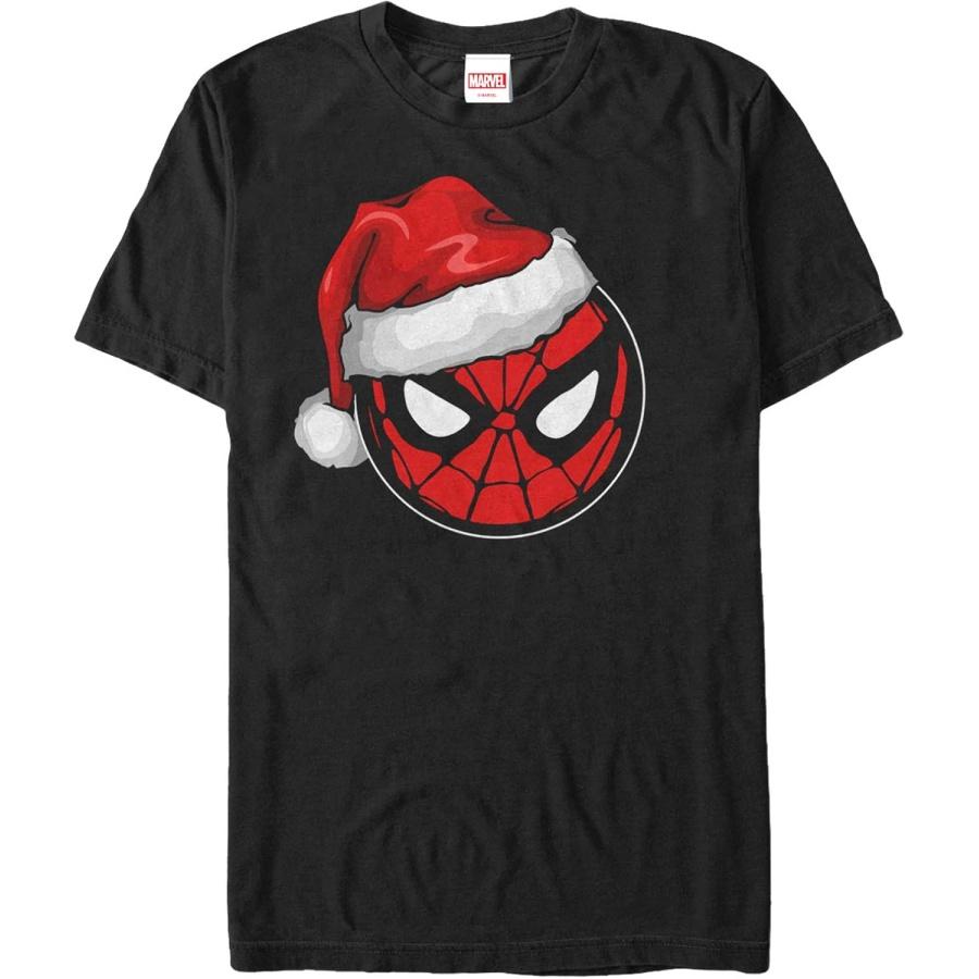 Fifth Sun Mens Spidey Santa HatT-Shirt XXXXXL чёрный