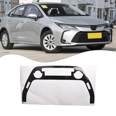 Corolla 2019-2022 için Klima Kontrol Çıkartmaları Karbon Fiber Çıkartmalar Toyota İçin