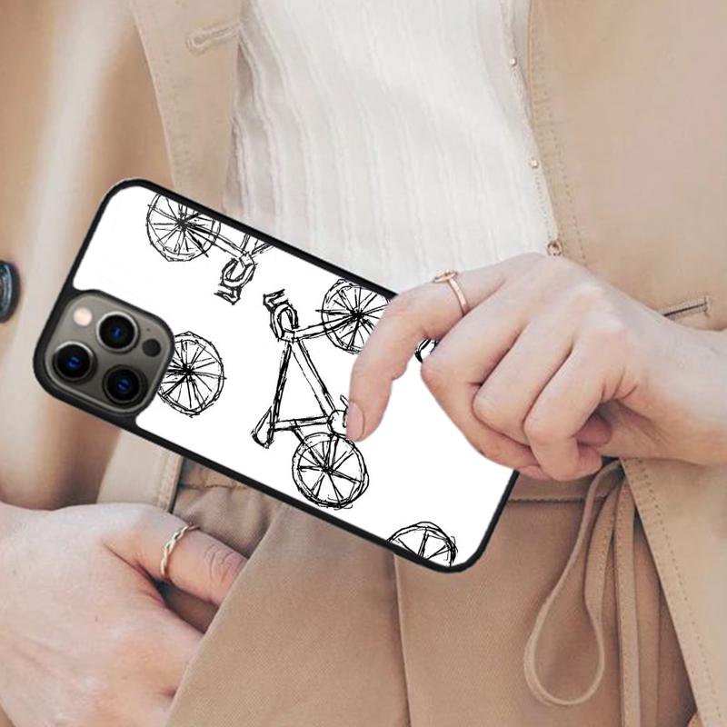 Fahrrad Handyhülle Magnetisch Für APPLE iPhone 17 Air 16 14 13 12 Pro Max 15 Plus Kabelloses Laden Mit MagSafe Abdeckung