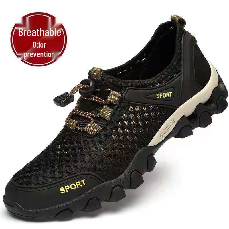 Men's Breathable Summer Hiking Sandals - Comfortable, Lightweight, Stream Tracing & Mountaineering Shoes