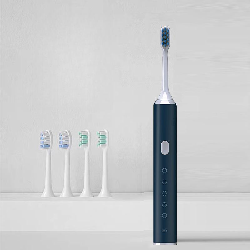 

Электрическая зубная щетка со 130-дневным временем работы от аккумулятора, взрослая, автоматическая, ультразвуковая, водонепроницаемая, интеллектуальная зарядка для мужчин и женщин