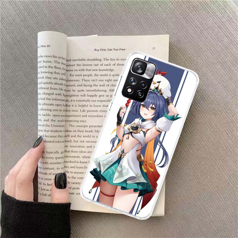 Star Rail Yunli Phone Case For Redmi Note 13 12 Pro Plus 14 15 Pro 5G 11 11T 11E 11S 10 Pro 10S 9 9S Cover Cell Clear TPU Capa C