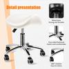 Height Adjustable Rolling Stool with Wheels Salon Stool for SPA Massage Salon Home and Office Swivel Chair