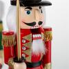 15in Bearer Wooden Christmas Nutcracker King Soldier Figurine Toy Ornaments X3UC