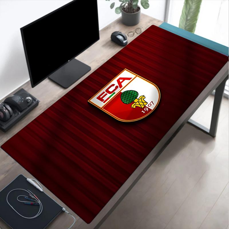 Augs-burg Fußball Wappen Mauspads, Gaming-Mauspad, Tastaturmatte, Schreibtischdekoration für Computer-Notebook, Fan-Geschenk, Geburtstagsgeschenk