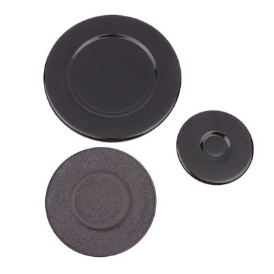 1Pc Oven Burner Diy Accessories Burner Cap For Sabaf Gas Stove Top Fire Cover Iron Concave Cap 2.16In 2.95In 3.93In