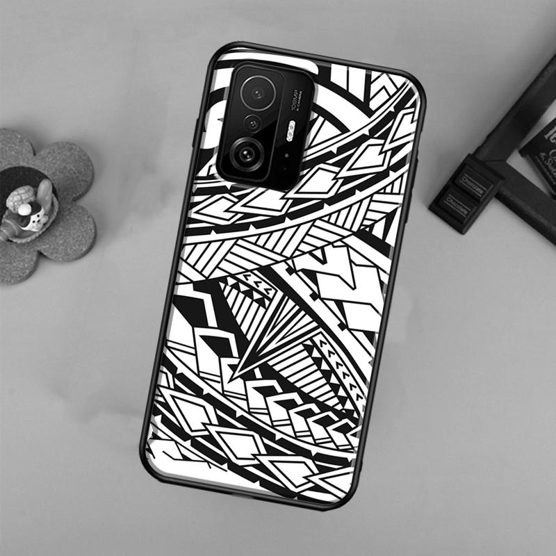 Maori Tribal Samoan Polynesian Case For Xiaomi 13 14 Ultra 11T 12T 13T 14T Pro POCO X7 Pro X3 X5 X6 F3 F5 F6 M6 Pro Cover