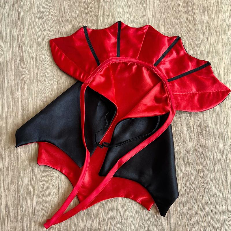 

Funny Pet Dog Halloween Costume Cloak Dog Cat Costumes for Small Dogs Cosplay Vampire Cloak Dog Cat Clothes Cloak Pet Supplies красный