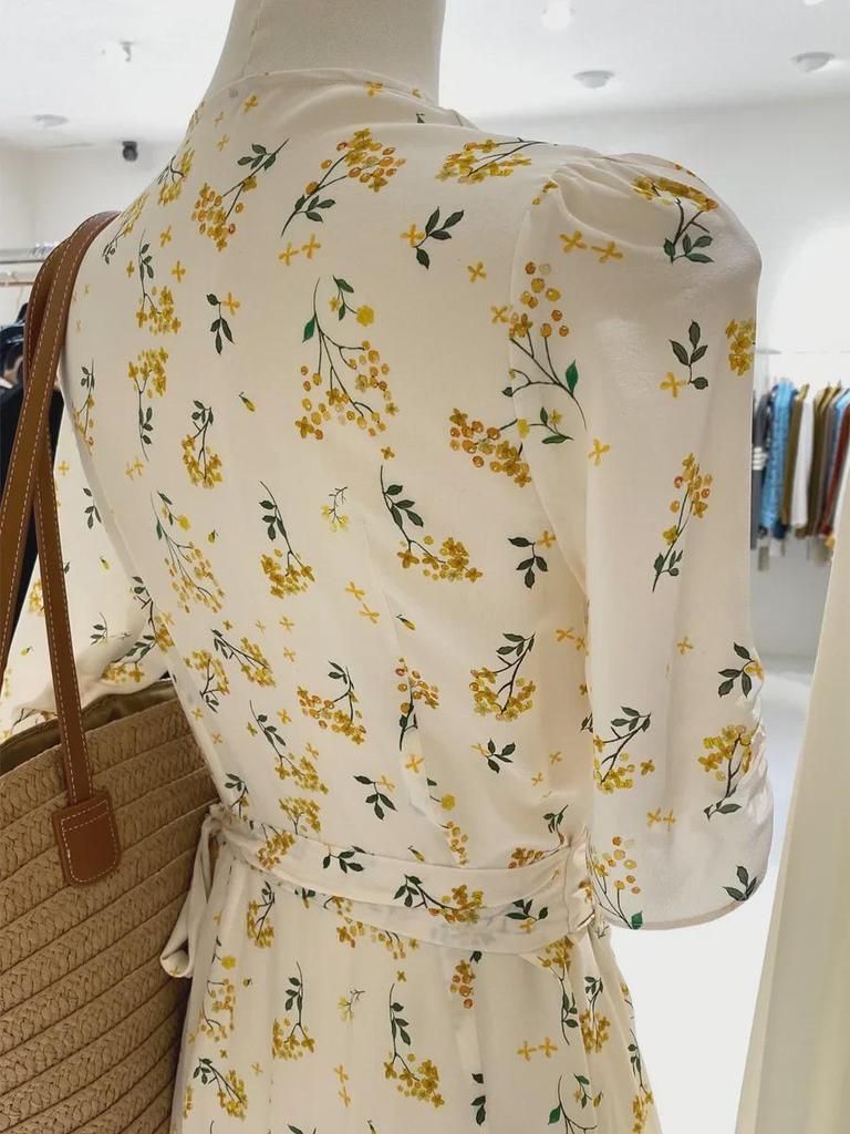 2025 Early Spring Women's French Double Crepe White Lace Shirt - 100% Mulberry Silk