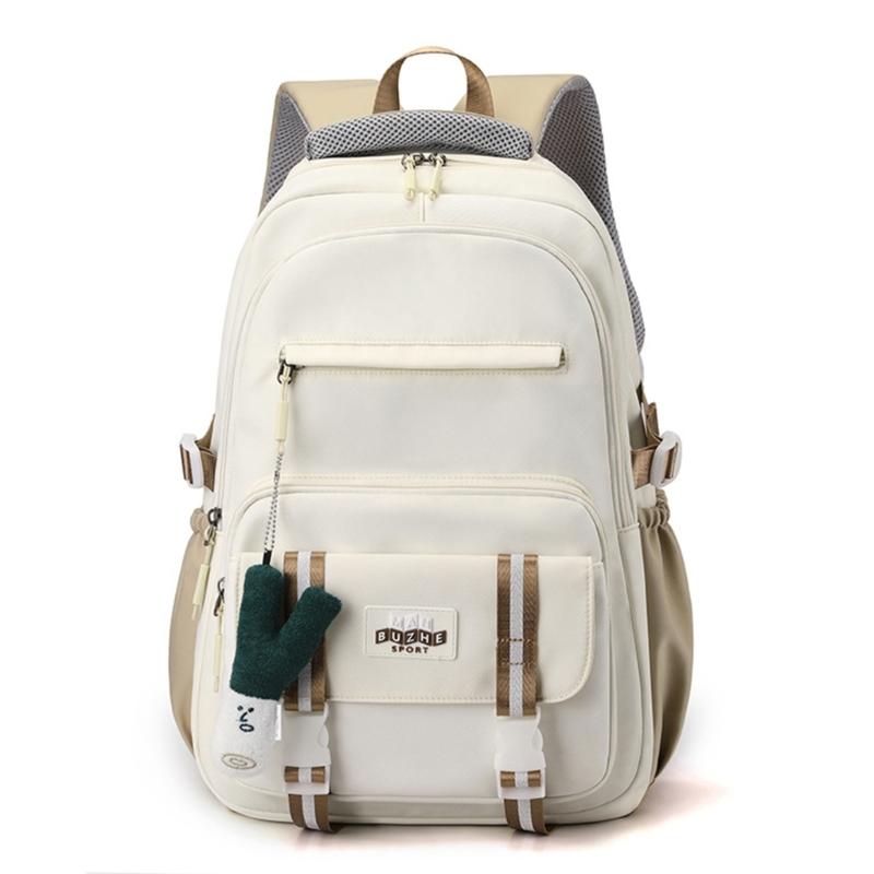 Versatile School Backpack Women Nylon School Bag Fashion Laptop Backpack Cool Female Book Bag Student Large Daypack