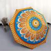 1pc Mandala Automatic Opening/Closing Folding Umbrella with 8 Ribs, Portable Sunshade Umbrella Birthday and Holidays gifts yy250105103