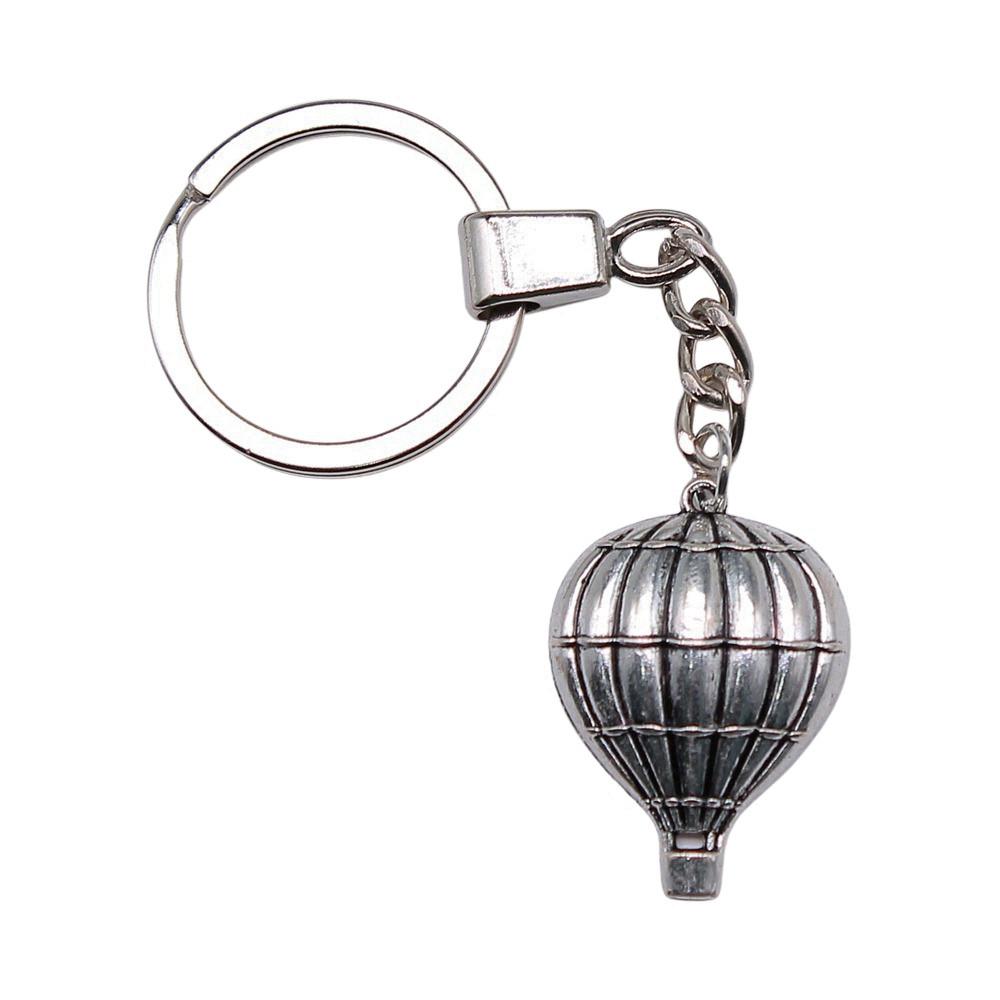 Ornate Gear Keychain Antique Style Punk Pendant Key Holder 30mm Ring