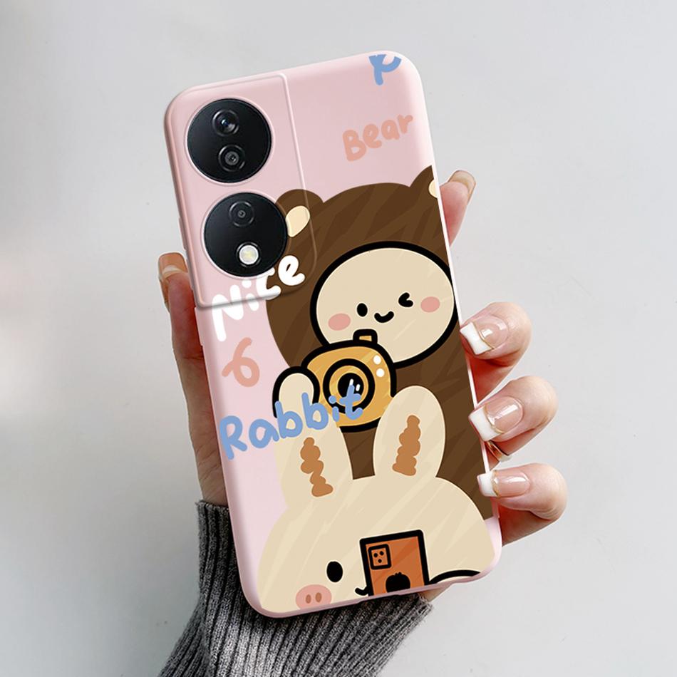For Honor X7 X7a X7b Case Cute Astronaut Cartoon Cover Soft TPU Phone Case For Honor X7a X 7 a b HonorX7 HonorX7a HonorX7b Shell