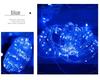 Solar-Powered LED Strip Lights: Colorful Outdoor Christmas Soft Tube with Battery/USB Copper Wire In Seven Rainbow Colors