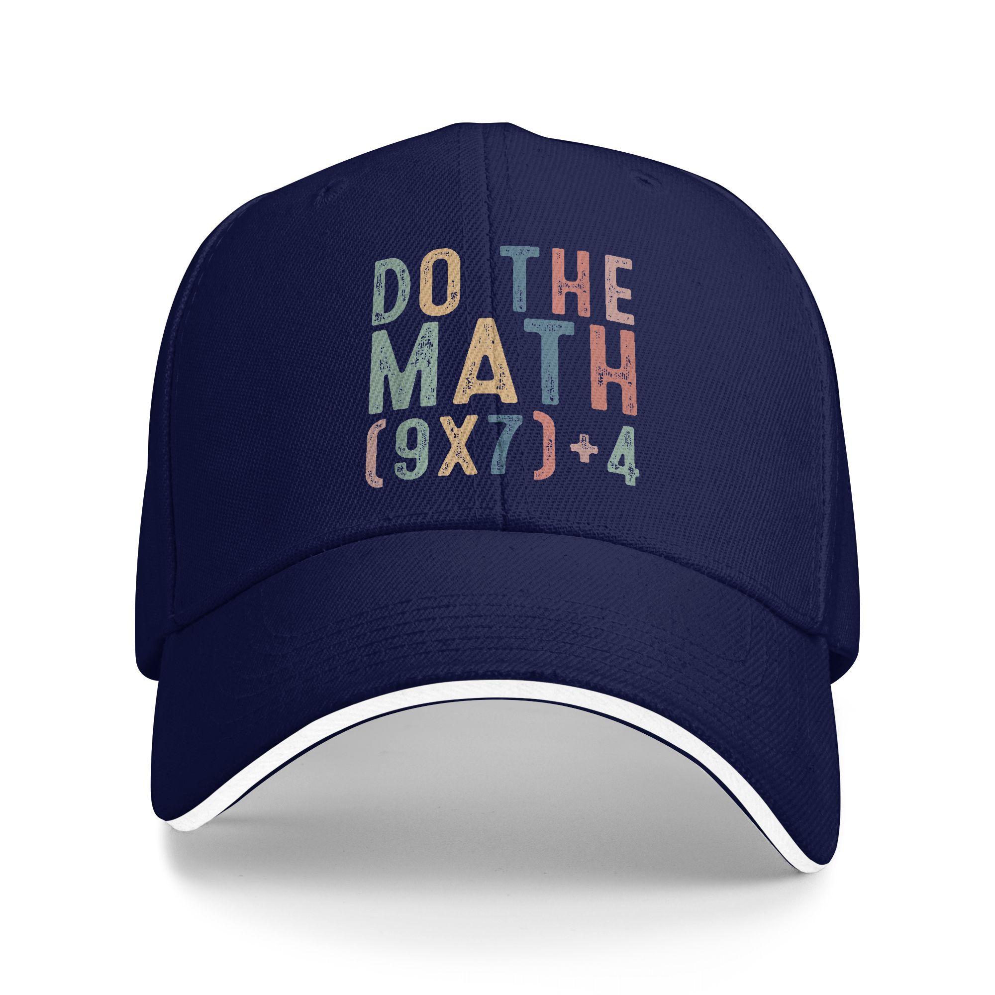 Spring Do The Math 67 Meme Funny Six Seven Baseball Cap Running Hippie Street Style Sun Trucker Hat Couple Women Baseball Caps As Picture