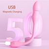 Wearable Vibrator Inflatable Vibrating Anal Vibrator with 10 Vibration Modes Remote Control Couples Clitoral Panties Vibrator for Women Adult Sex Toys