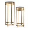 Gift Decor-Set of 2 Black Gold Tables (2pcs)