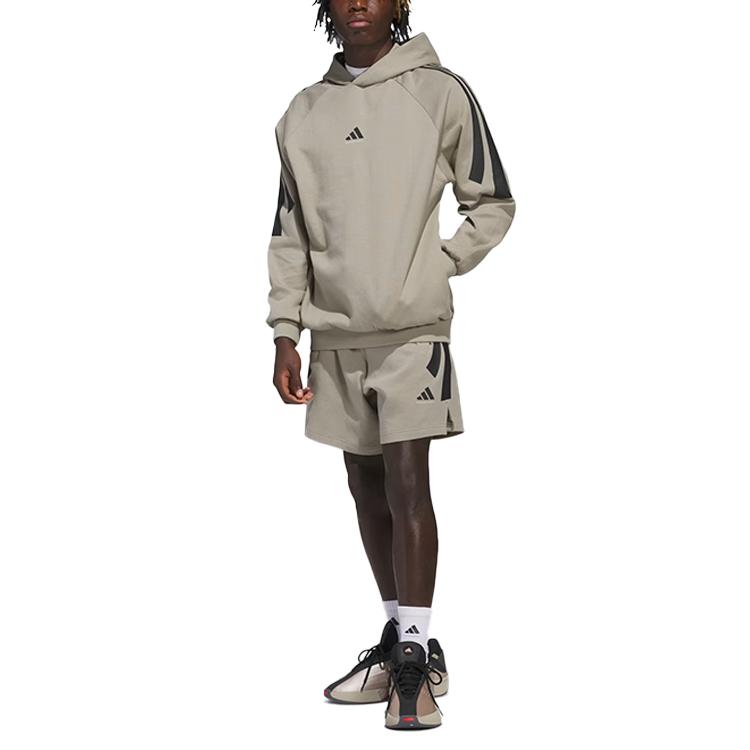 Adidas Spacer Casual Lace-Up Comfortable Fashion Basketball Pants Unisex Pants Putty-Beige JC7839