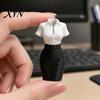 Stylish Office Organizer OL Woman Bust Pen Holder, 3D Printed Desk Organizer, Creative Flower Vase Decor for Home, Gift Women Artistic Container