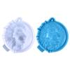 Lionhead Keychain Glue Drop Mould DIY Round Lionhead Keys Pendant Silicone Mould