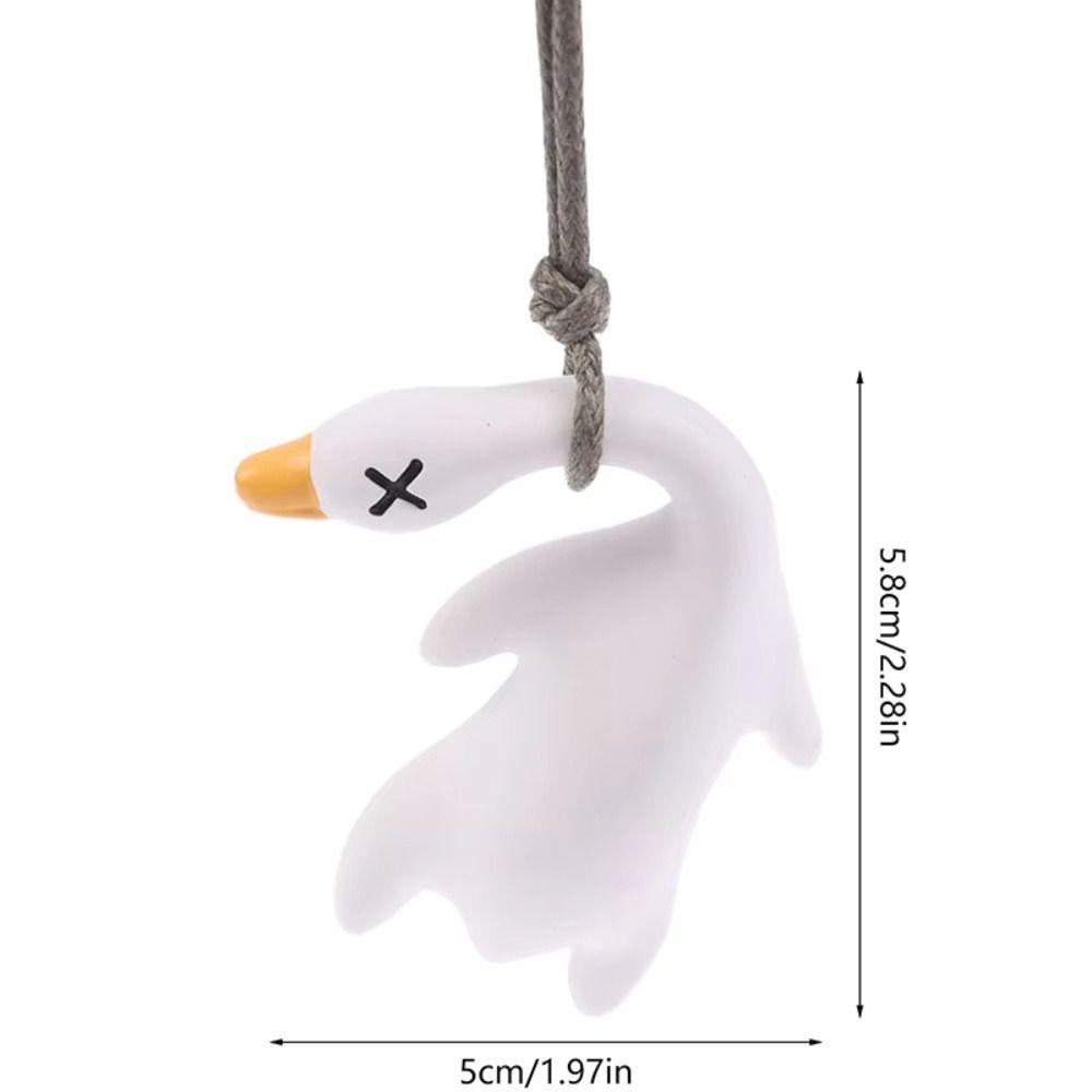 2Pcs Color Changing Color Changing Swing Goose Cute Car Hanging Ornament  Wall Decor