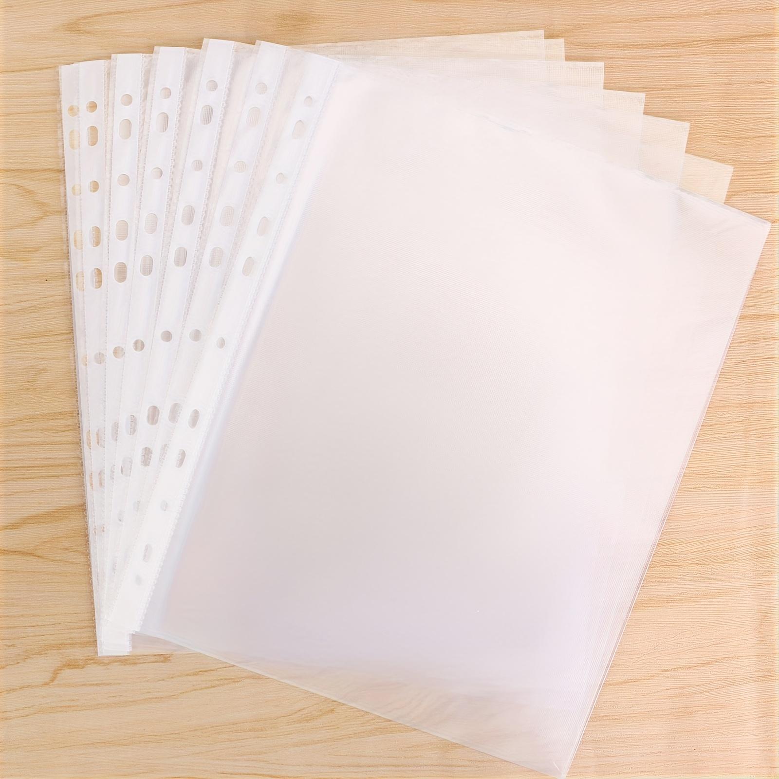 

Sheet Protectors 100Pcs 8.5 X 11 Inches Clear Page Protectors For 11 Ring Binder PP Sleeve For Paper Protector Acid Free A4 Page чистый