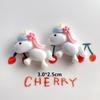 10Pcs New Cute Resin Flowers, Unicorns, Ice Cream Series Flat Back Manicure Parts Embellishments For Hair Bows Accessories