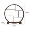 Wooden Display Stand Teapot Stand Showcase Decorative Crafts Display Rack for Office Living Room Desktop Cabinets Antique Store