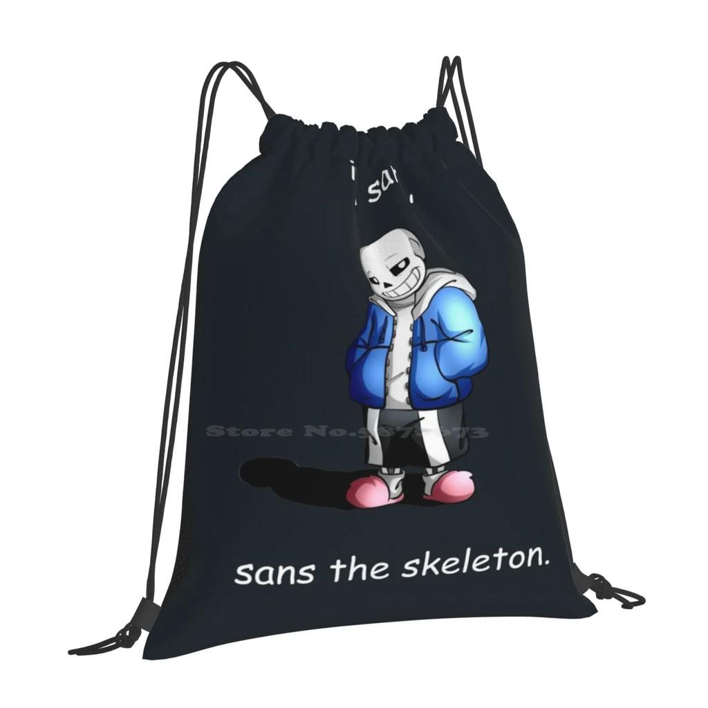 I'm Sans , Sans The Skeleton. Backpack For Student School Laptop Travel Bag Undertale Sans Fan Art Ut Video Game Undertale Art