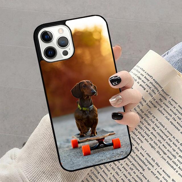 Autumu Dachshund Doberman Dog Phone Case Cover for iPhone 17 Air 16 16e 15 12 11 13 14 Pro Max Apple Plus Coque