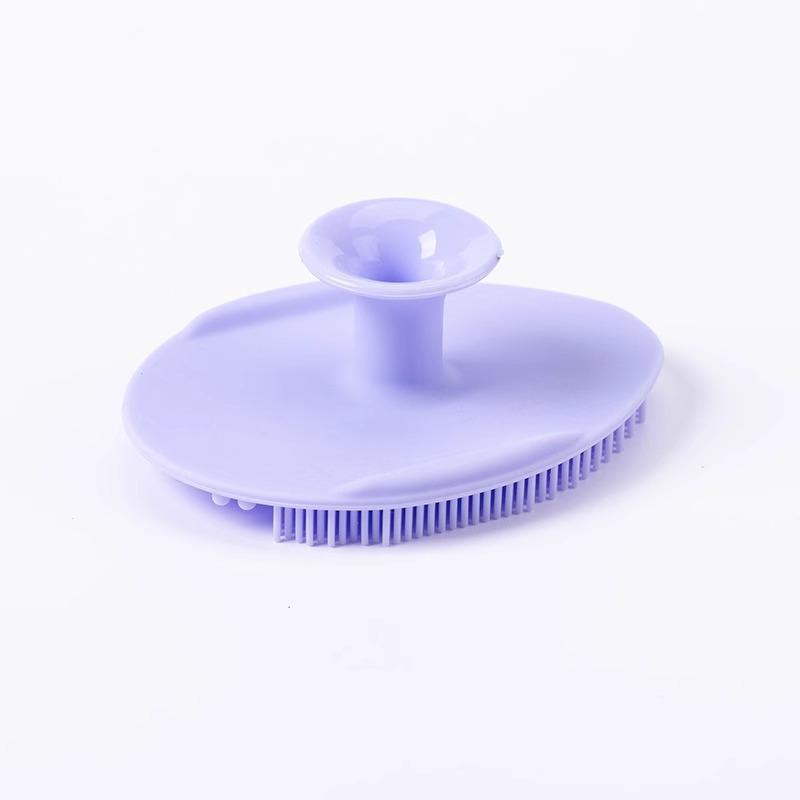 Soft Silicone Facial Cleansing Brush with Massage Tip for Nose and Pores - Makeup Remover and Baby Shampoo Brush