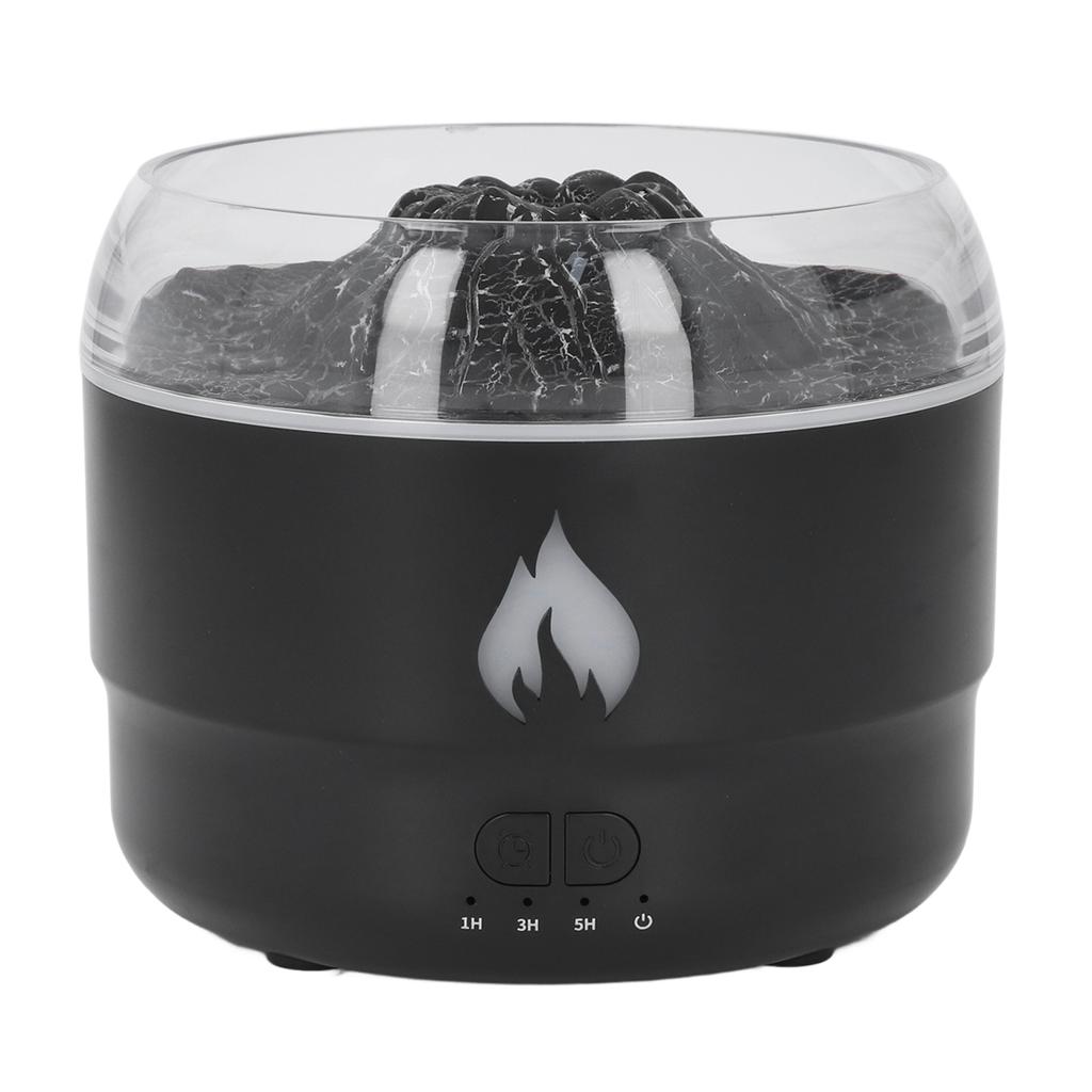Diffusore di Oli Essenziali a Fiamma 280ml Umidificatore Luce LED a 7 Colori Diffusore Silenzioso per Aromaterapia per Casa Camera da Letto Ufficio