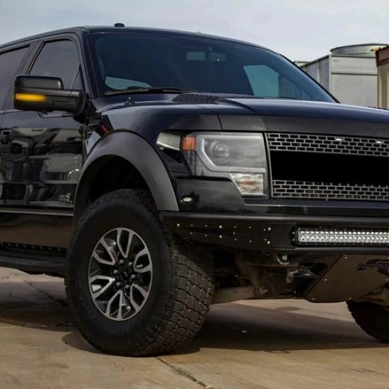 For 09-14 Ford F150 Amber LED Side Mirror Light Turn Signal Lamp Reflector Amber