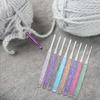 8Pcs 2.5mm-6.0mm Ergonomic Crochet Hook Set Crochet Needle for Beginner Hobbyist Knitting Sweater Scarf Socks Hat Bag
