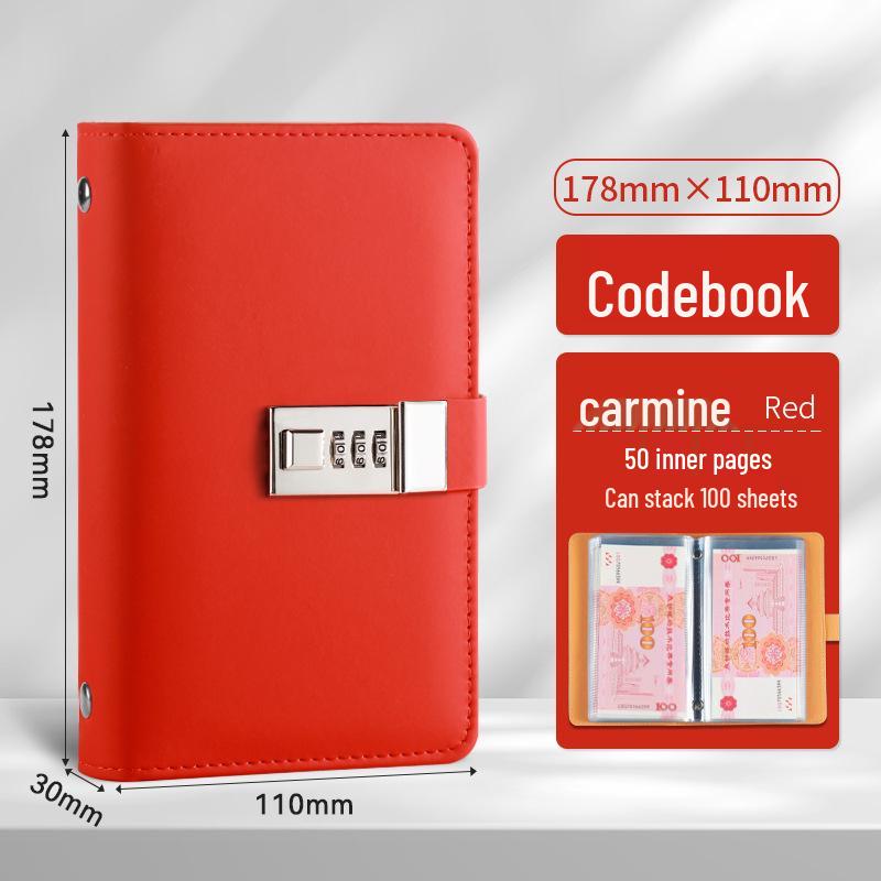 Münz- und Banknoten-Sammelalbum mit großer Kapazität und Logodruck