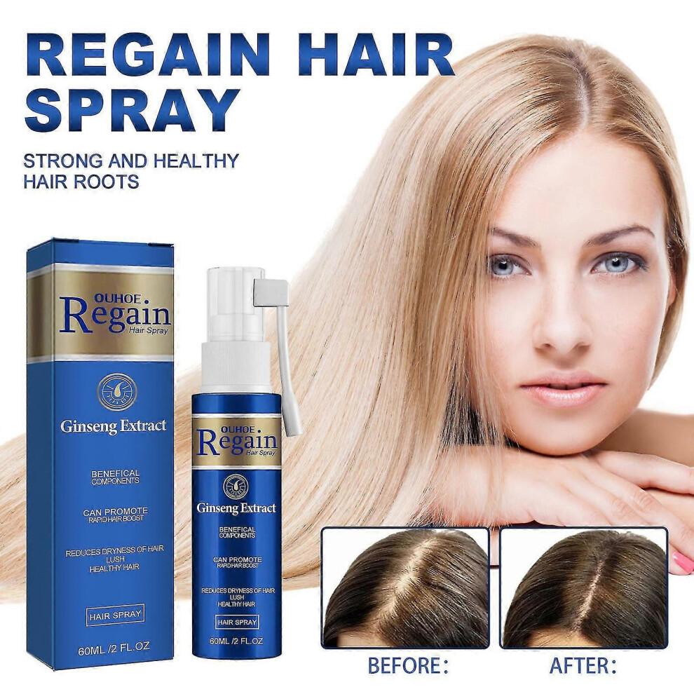 Regain Sprej na vlasy Sprej pro hustý růst vlasů Sprej s červeným ženšenem na vlasy 60 ml