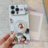 Dancing Small New Rotating Bracket for iPhone17 Large Window Mobile Phone Case Apple 16/15/14 Plating 13 Sets