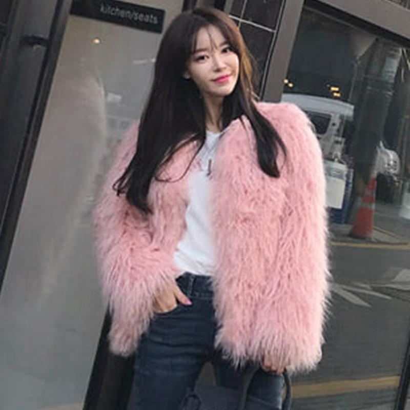 Autumn and winter new imitation beach sheep fur coat women's short young fashion fur integrated wool coat