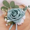Artificial Flower Wristband Bridal Wrist Corsage Wedding Groomsmen Boutonniere