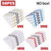 50/800PCS Wire Cable Splice Terminal Kit Waterproof Heat Shrink Butt Crimp Terminals Solder Seal Electrical with Hot Air Gun