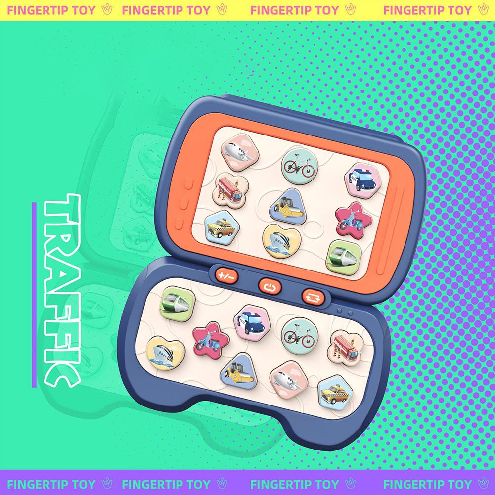 

Fast Push Handheld Puzzle Game Quick Push Game Light Up Reaction Training Toy Interactive Finger Dance Game Machine Gifts For Kids Traffic Finger Dance Machine
