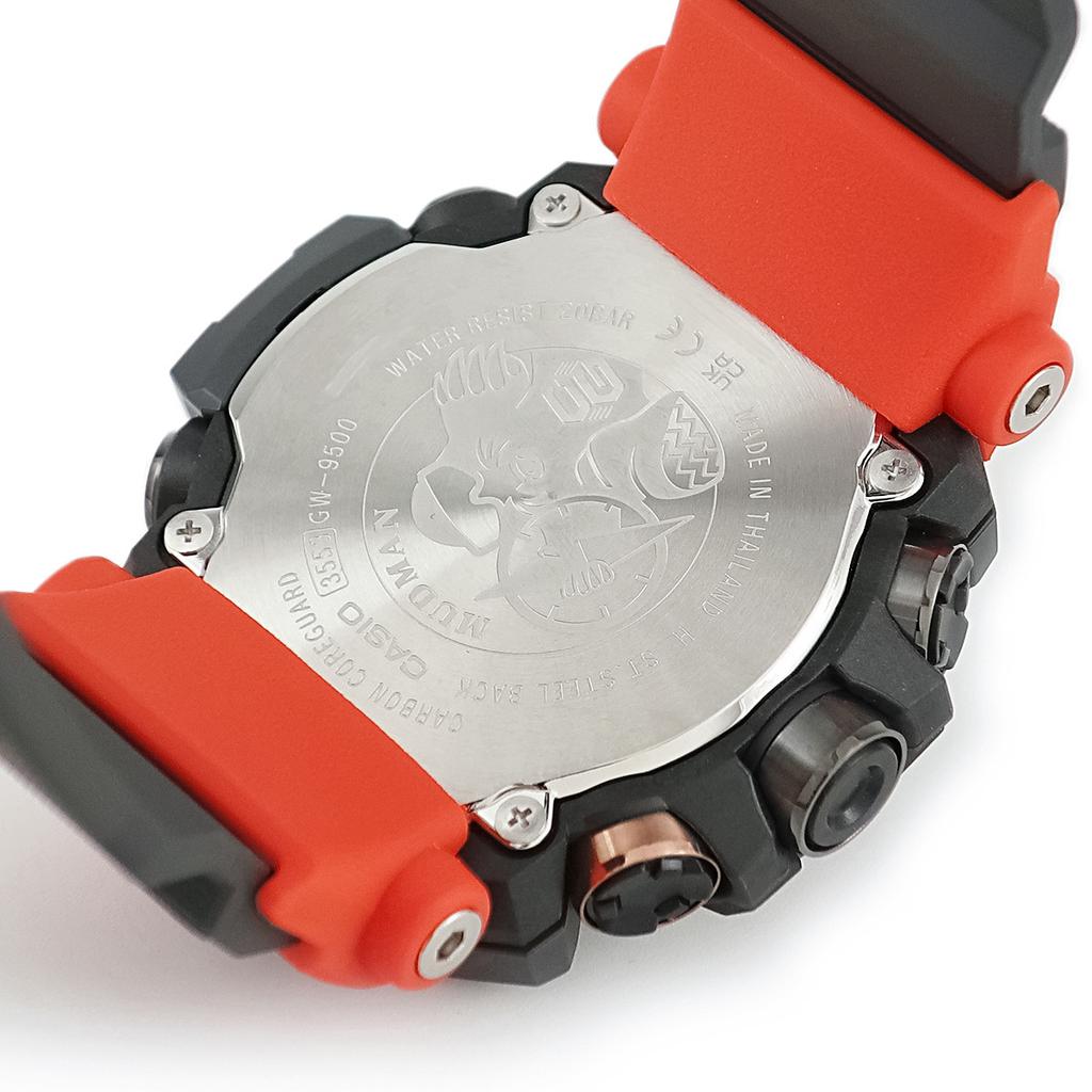 CASIO Mudman Digital Shockproof Waterproof GMT Red Quartz Watch [3-Year Warranty] G-SHOCK GW-9500-1A4ER Men's