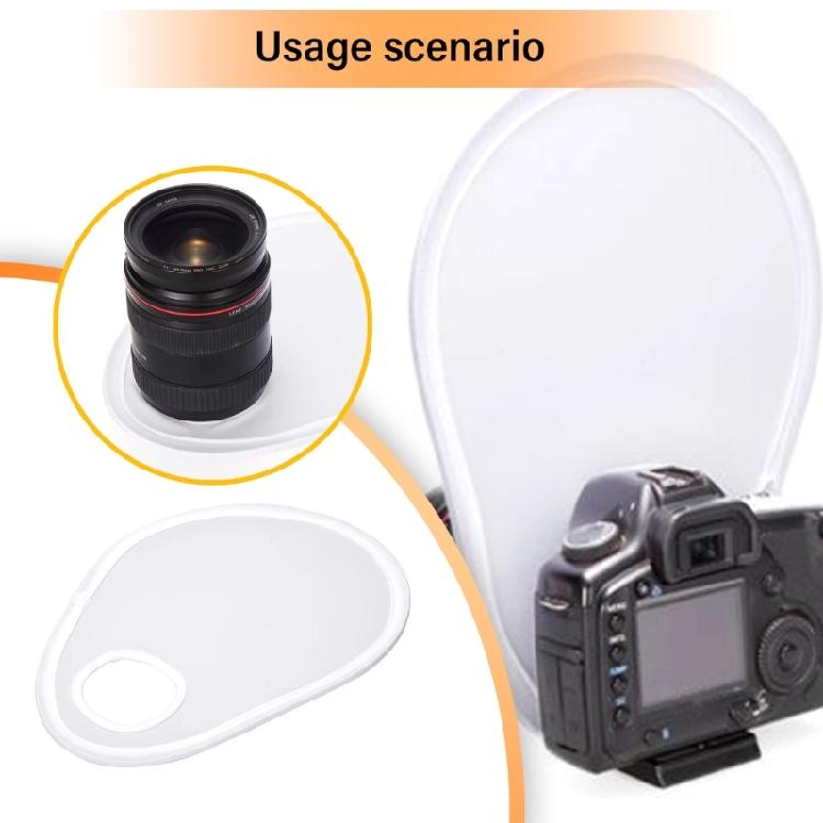 Boîte à lumière Diffuseur pour Flashs d'Appareil Photo 30cm Facile à Utiliser pour une Lumière Plus Douce en Photographie avec Sac de Rangement Diffuseurs pour Flashs