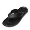 Flip-flops men's cowhide sandals men's trend casual sandals outdoor beach slippers