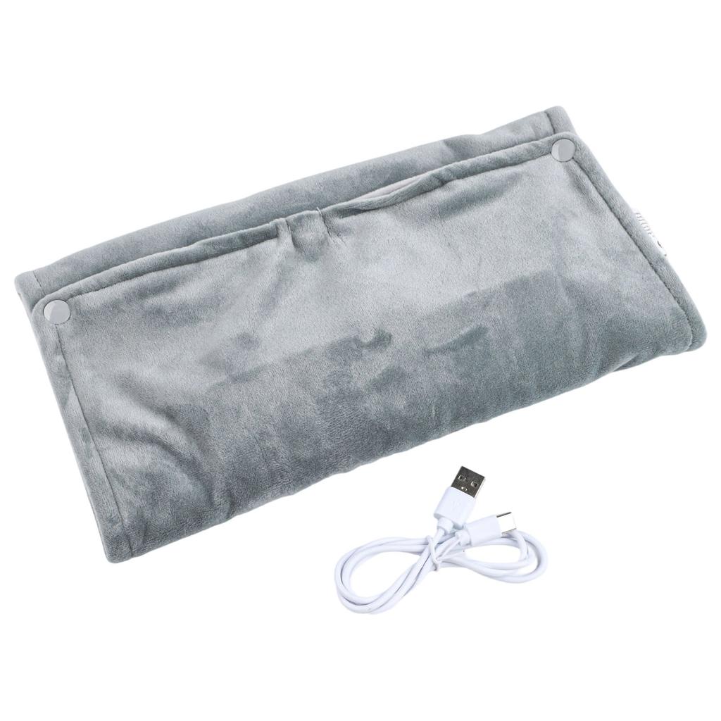 Foot Heating Pad USB Hand Warmer For Cold Winter Days Grey Stylish Hand Warmer For Cold Days USB Heater USB Heating Technology