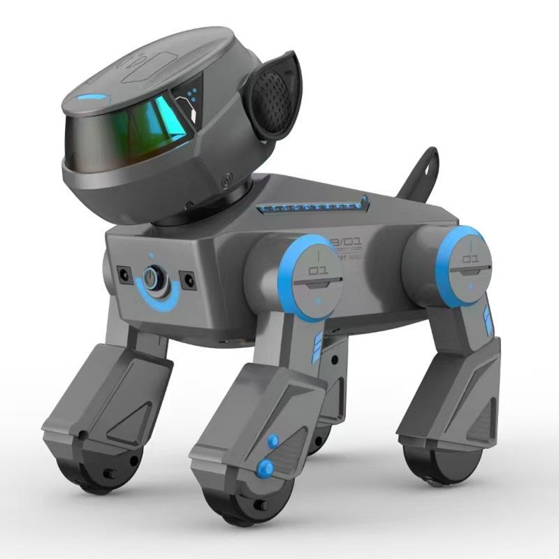 Triple Battery Interactive Robot Dog Kids Toy Programmable Touch Follow Dance Sing Remote Control Gift