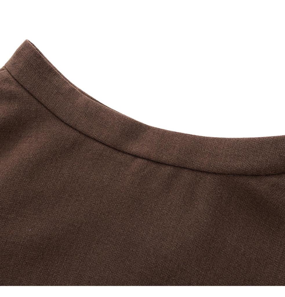 Elegant Waist-Cinched V-Neck Vest + Skirt Two-Piece Set for Women - Autumn/Winter New Arrival