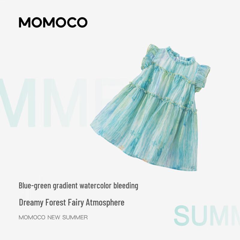 MOMOCO Girls' Summer Sleeveless Dress